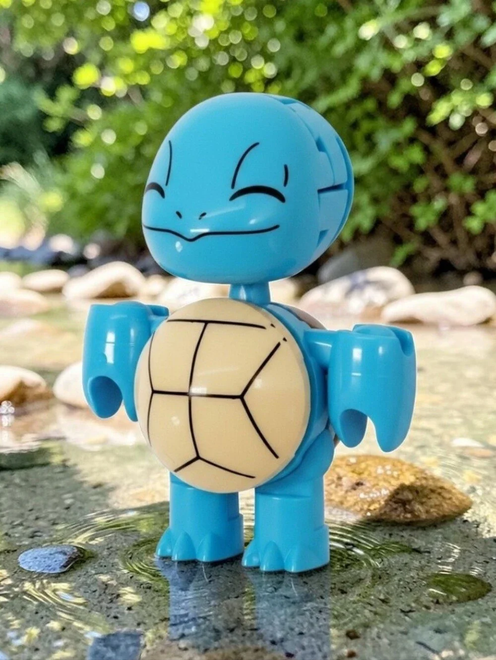 SQUIRTLE Only From MEGA Construx - Pokemon Pokeball Evergreen Set- NO Pokeball.